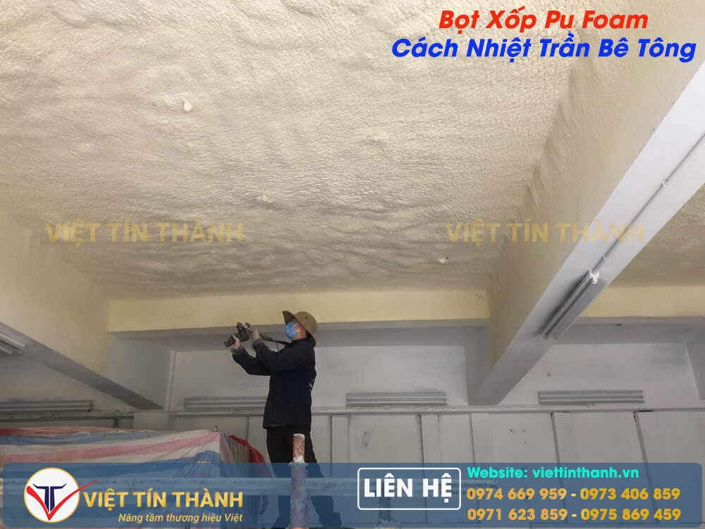 bọt xốp pu foam 2 thành phần đen trắng